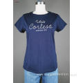 Ladie's navy short sleeve t-shirt